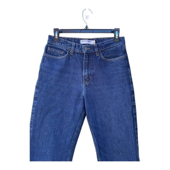 American Apparel Women’s Classic Straight Leg Jean Indigo Rinse Size 27 - Picture 7 of 11